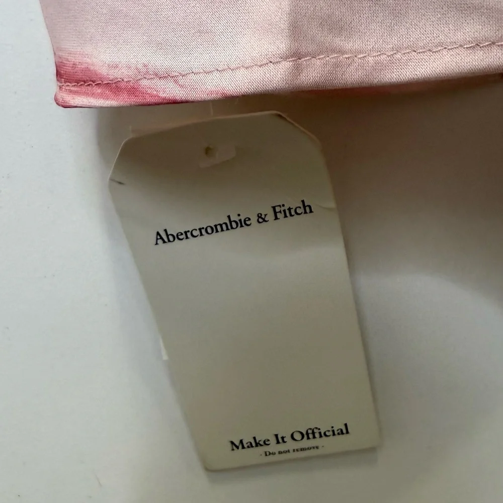 Abercrombie The A&F Pink Julia Slip Halter Maxi Dress Size XXLT NWT